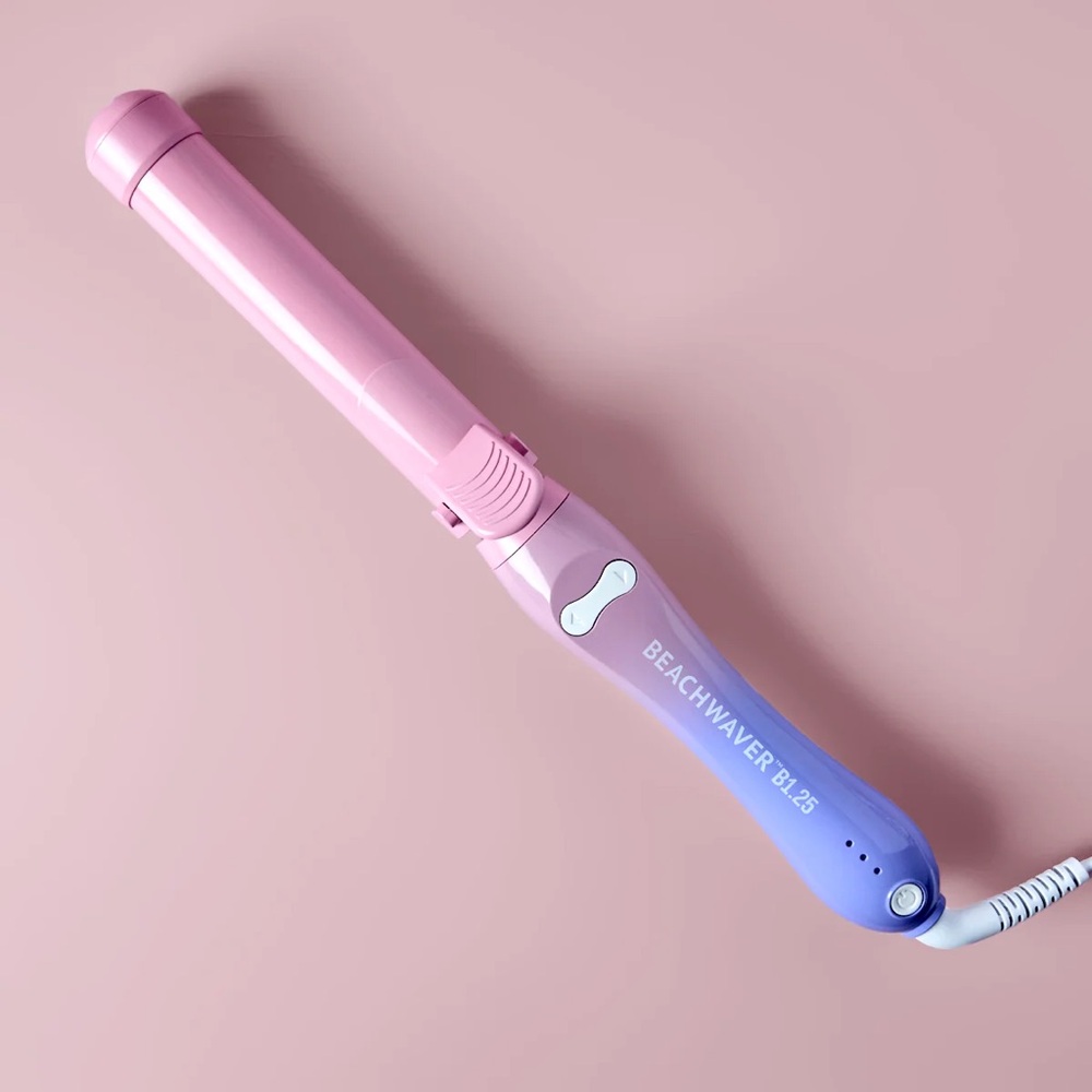 B1 Pink and Purple Curling Iron - Beachwaver